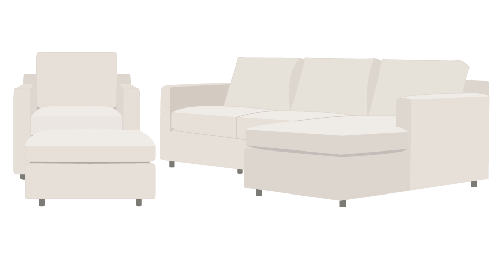 Crate and Barrel Barrett Slipcover
